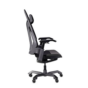 Adore Gaming T0 Next Generation Oyuncu Ve Yönetici Koltuğu-gri-siyah 75x130-139,5x70 Cm (gxyxd)