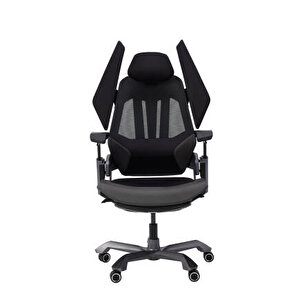 Adore Gaming T0 Next Generation Oyuncu Ve Yönetici Koltuğu-gri-siyah 75x130-139,5x70 Cm (gxyxd)