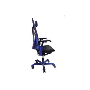 Adore Gaming T0 Next Generation Oyuncu Ve Yönetici Koltuğu-mavi-siyah 75x130-139,5x70 Cm (gxyxd)