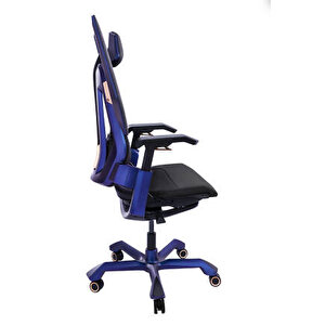 Adore Gaming T0 Next Generation Oyuncu Ve Yönetici Koltuğu-mavi-siyah 75x130-139,5x70 Cm (gxyxd)