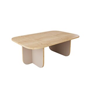 Bimossa Beca O4810 Orta Sehpa 100 Cm Safir Üst - Kumtaşı