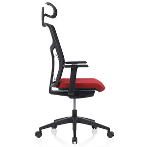 Bürosit M40 Başlıklı Siyah Gövde Çalışma Koltuğu (kumaş)