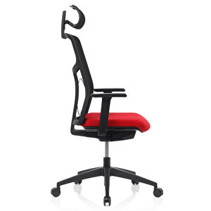 Bürosit M40 Başlıklı Siyah Gövde Çalışma Koltuğu (kumaş)