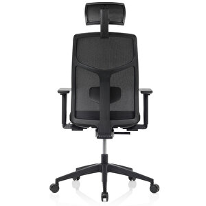 Bürosit M40 Başlıklı Siyah Gövde Çalışma Koltuğu (kumaş)