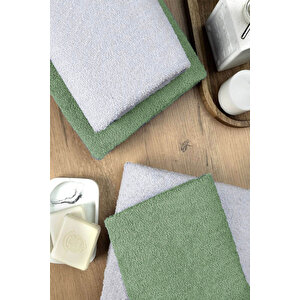 4 Lü Banyo Havlusu Takımı Soft Büyük Havlulu Pamuklu Havlu Seti 90x150 Cm Beyaz