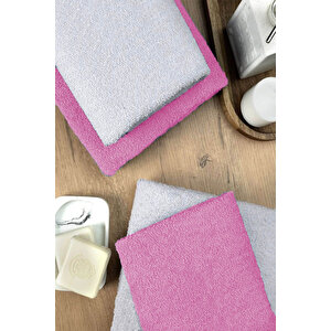 4 Lü Banyo Havlusu Takımı Soft Büyük Havlulu Pamuklu Havlu Seti 90x150 Cm Beyaz