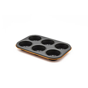 6'lı Muffin Kalıbı Turuncu