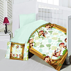 Monkies Bebek Nevresim Takımı