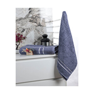 %100 Pamuk 2 Parça Kadın/erkek Banyo Duş Hamam Havlu Seti 90x150 Cm
