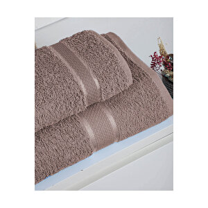 %100 Pamuk 2 Parça Kadın/erkek Banyo Duş Hamam Havlu Seti 90x150 Cm