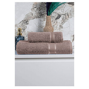 %100 Pamuk 2 Parça Kadın/erkek Banyo Duş Hamam Havlu Seti 90x150 Cm