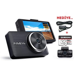 vu Lx2000 Fullhd 2 Kameralı Ips Full Dokunmatik Kod Ekranlı Adas+gps Dahil Araç Kamerasi