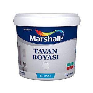 | Tavan Boyası, Su Bazlı  10 Kg - 6 L