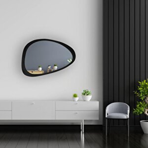 Dekoratif Ayna Siyah Çerçeve 70x50