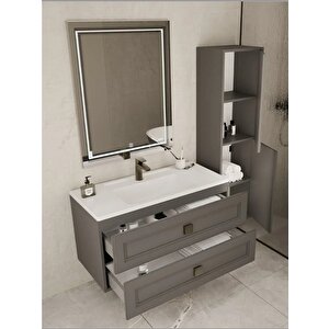 Teta Home Nepal 80 Cm Lake Banyo Dolabı Seti Ve Boy Dolabı