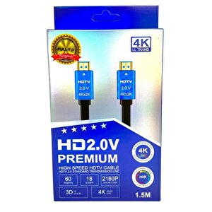 Fully 4kx2k 60hz Uhd 2.0v 1.5metre Hdmi Kablo