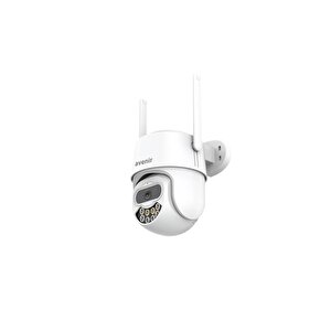 Av-s305 Gece Görüşlü Ptz 360° Hareketli Wifi Akıllı Kamera Dış Ortam
