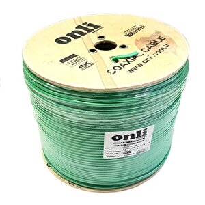 Rg6u6 Yeşil Anten Kablosu 500metre 64tel Yerli Üretim