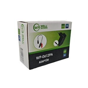Wellpower 6v-12v 1amper Akü-batarya Şarj Adaptörü Wp-0612p