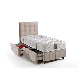 Md Polo - Smart 120x200 Tek Kişilik Yatak, Baza, Başlık Seti Gm175