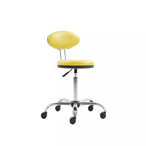 Mios Arkalıklı Tabure - Sarı