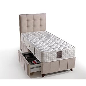 Md Polo - Smart 100x200 Tek Kişilik Yatak, Baza, Başlık Seti Gm175
