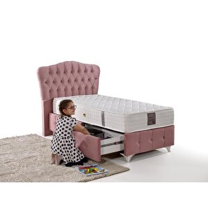 Md Angel - Smart90x200 Tek Kişilik Yatak, Baza, Başlık Seti Gm174