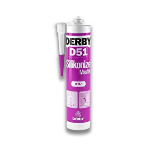 D51 Genel Amaçlı Silikonize Mastik Beyaz - 500g