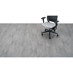Truelay Lvt Karo Yer Kaplaması - Natural Stone - Dark Grey - 1 Kutu 2.51 M²