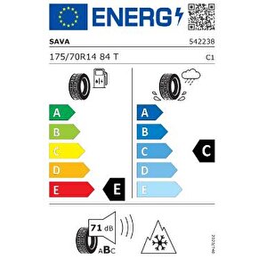 175/70r14 84t Eskimo S3+ Ms Oto Kış Lastiği ( Üretim : 2024 )