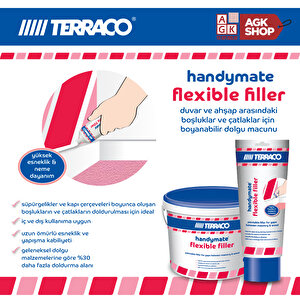 Terraco Handymate Duvar Ve Ahşap Arası Esnek Tamir Dolgu Macunu - 1 Lt