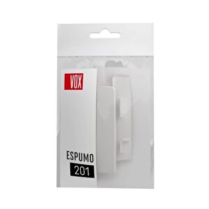 Espumo Suya Dayanıklı Kompozit Süpürgelik 8 Cm Bitiş Kapağı Aksesuarı (1 Paket - 2 Adet) - Beyaz - Esp201