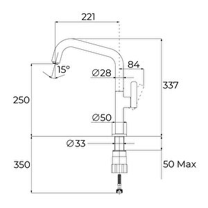 Teka Oval 914 Oval Gövdeli Siyah Mutfak Eviye Bataryası