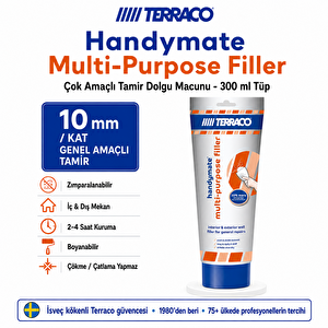 Terraco Handymate Çok Amaçlı Tamir Dolgu Macunu - 300 Ml Tüp