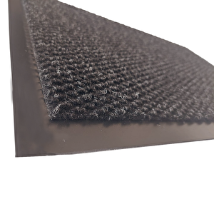 Pvc Tabanlı Kaymaz Kapı Önü Paspası Antrasit 60x40 Cm