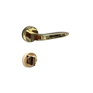 Supra Rozetli Kapı Kolu Gold Wc