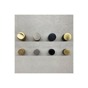 Tek Delikli Kulp  Füme Renk 34 Mm