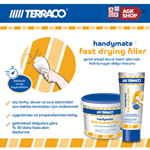 Terraco Handymate Hızlı Kuruyan Duvar Tamir Dolgu Macunu - 300 Ml Tüp