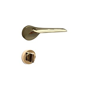 Varuna Rozetli Kapı Kolu Gold Wc