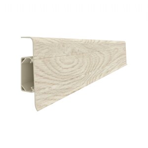 Esquero Kablo Kanallı Pvc Süpürgelik 6,66 Cm - Çınar Bianco - Esq604