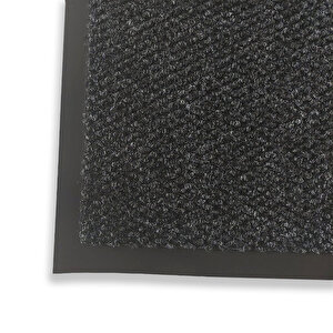 Pvc Tabanlı Kaymaz Kapı Önü Paspası Koyu Gri 60x40 Cm
