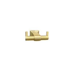 Bowlıne İkili Askılık Mat Altın 44x75x81 Mm