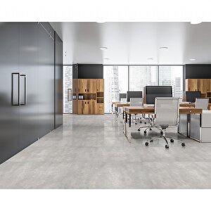 Truelay Lvt Karo Yer Kaplaması - Natural Stone - Light Grey - 1 Kutu 2.51 M²