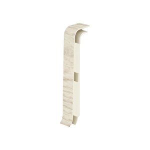 Esquero Pvc Süpürgelik Çınar Bianco - Esq604 Bitiş Kapağı Aksesuarı (1 Paket - 2 Adet)