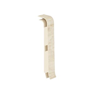 Esquero Pvc Süpürgelik İşlenmemiş Meşe - Esq606 Bitiş Kapağı Aksesuarı (1 Paket - 2 Adet)
