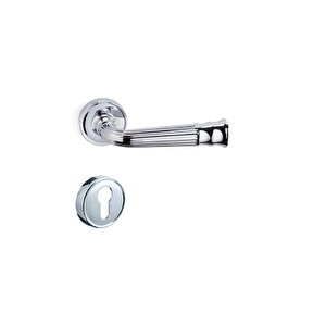 Despına Rozetli Kapı Kolu Krom Yale