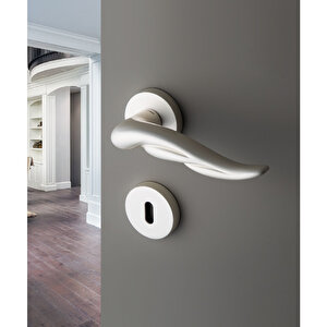 Vala Rozetli Kapı Kolu Siyah Oda