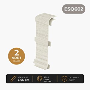 Esquero Pvc Süpürgelik Çınar Arizona - Esq602 Birleşim Aksesuarı (1 Paket - 2 Adet)