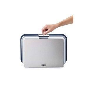 Nest Büyük 3'lü Kesme Tahtası Seti Gri/mavi 60147