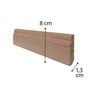Verissimo Stella Lake Pvc Kaplı Süpürgelik 8 Cm - 2,80 Metre